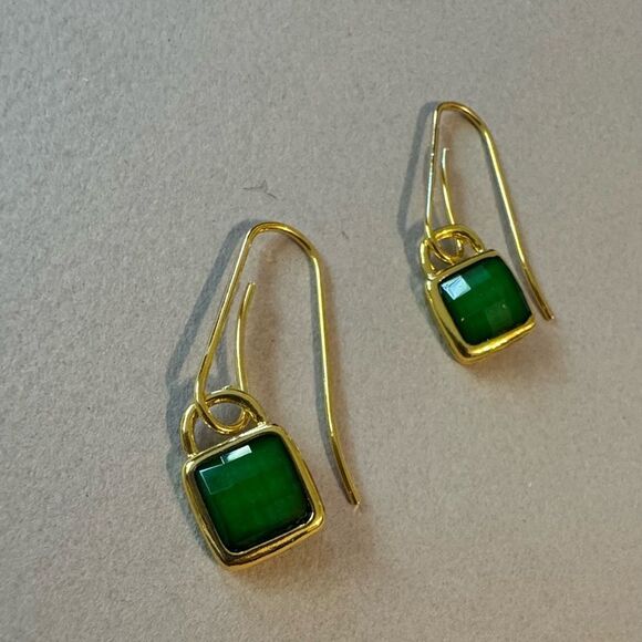 vintage style dangle Earrings A1464 - Picture 4 of 4